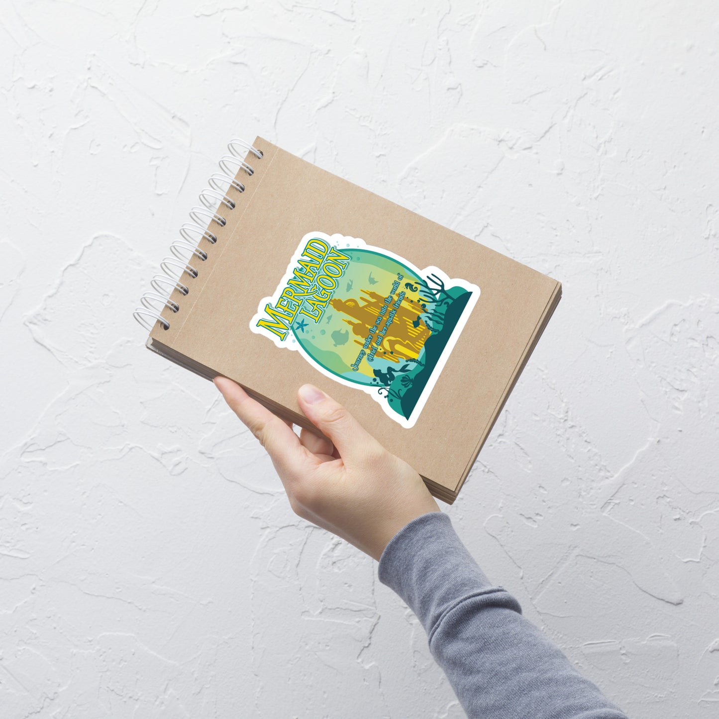 TDS MERMAID LAGOON port title Stickers