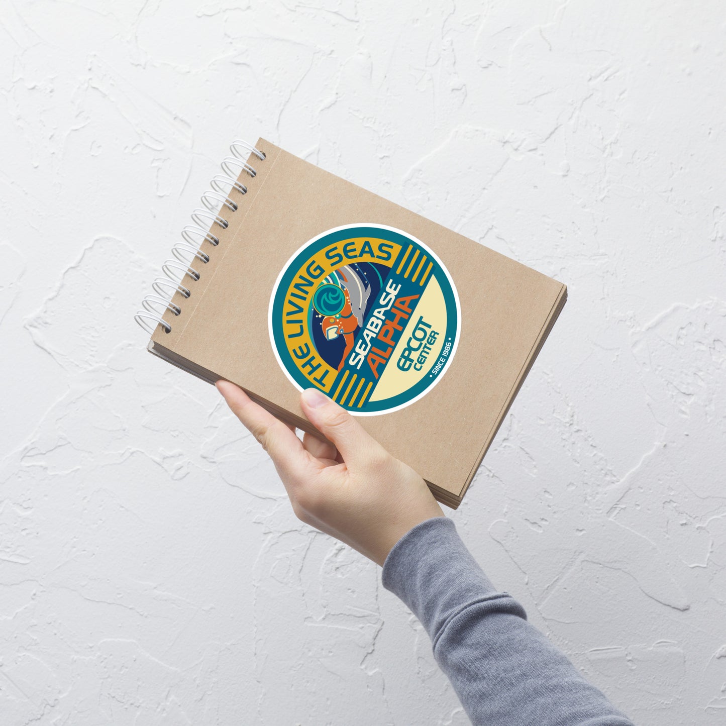 THE LIVING SEAS seabase alpha Stickers