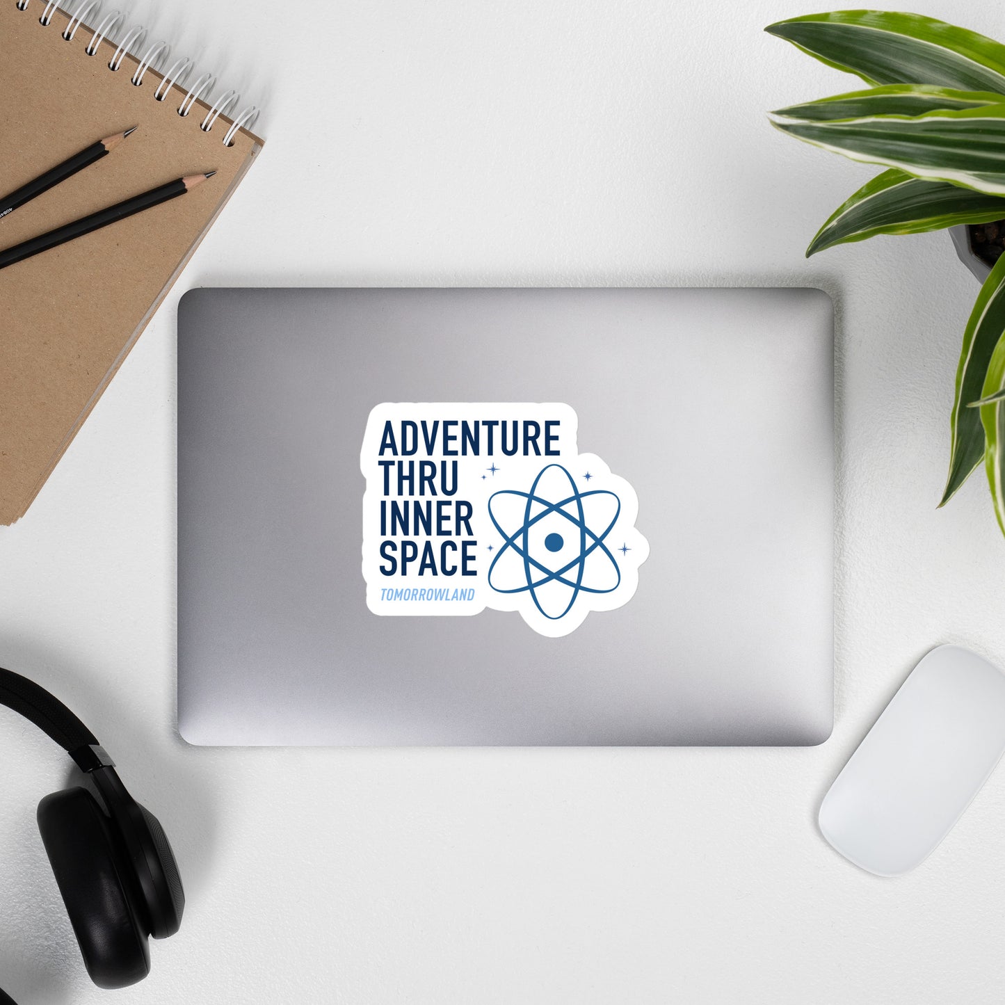 ADVENTURE THRU INNER SPACE atom Stickers