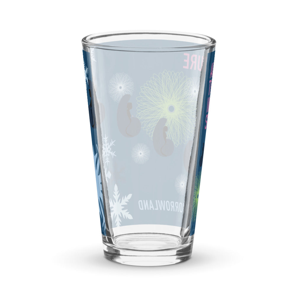 ADVENTURE THRU INNER SPACE poster Pint Glass