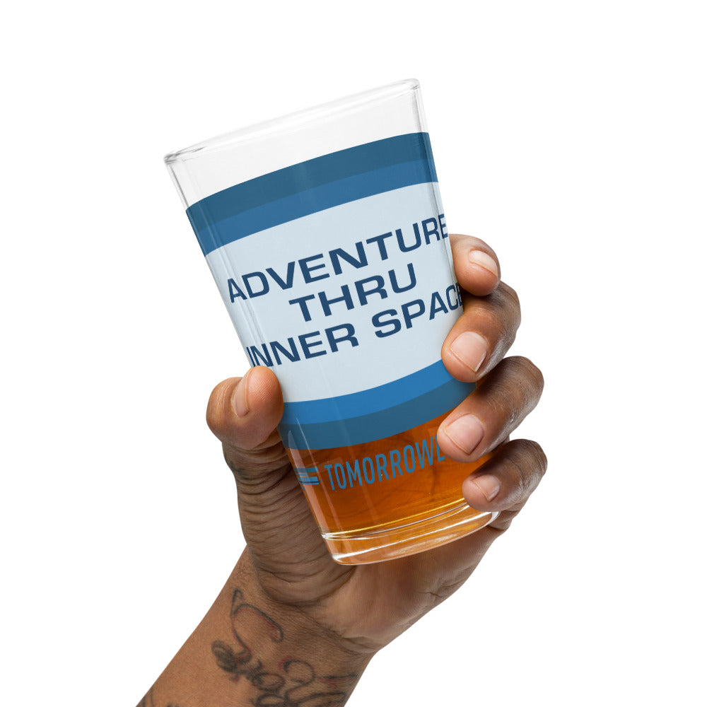 ADVENTURE THRU INNER SPACE sign Pint Glass