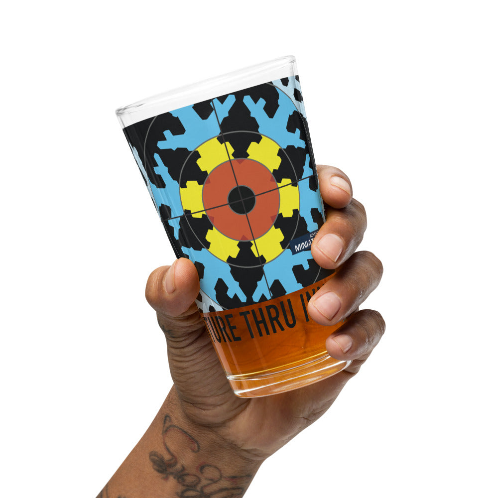 ADVENTURE THRU INNER SPACE miniaturization Pint Glass