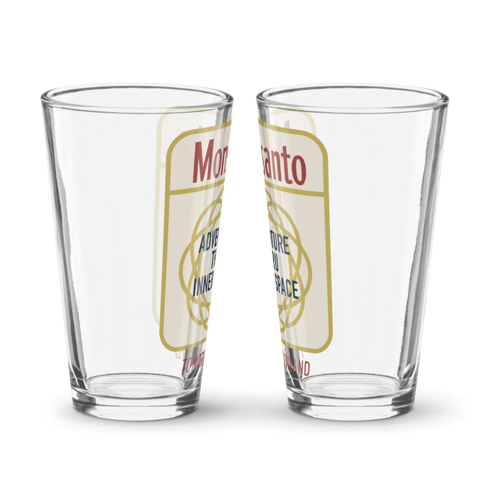 ADVENTURE THRU INNER SPACE monsanto Pint Glass