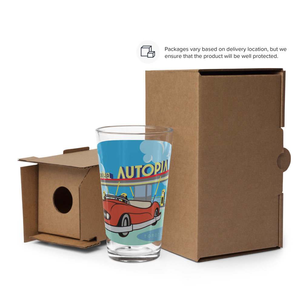 AUTOPIA - RICHFIELD boarding Pint Glass