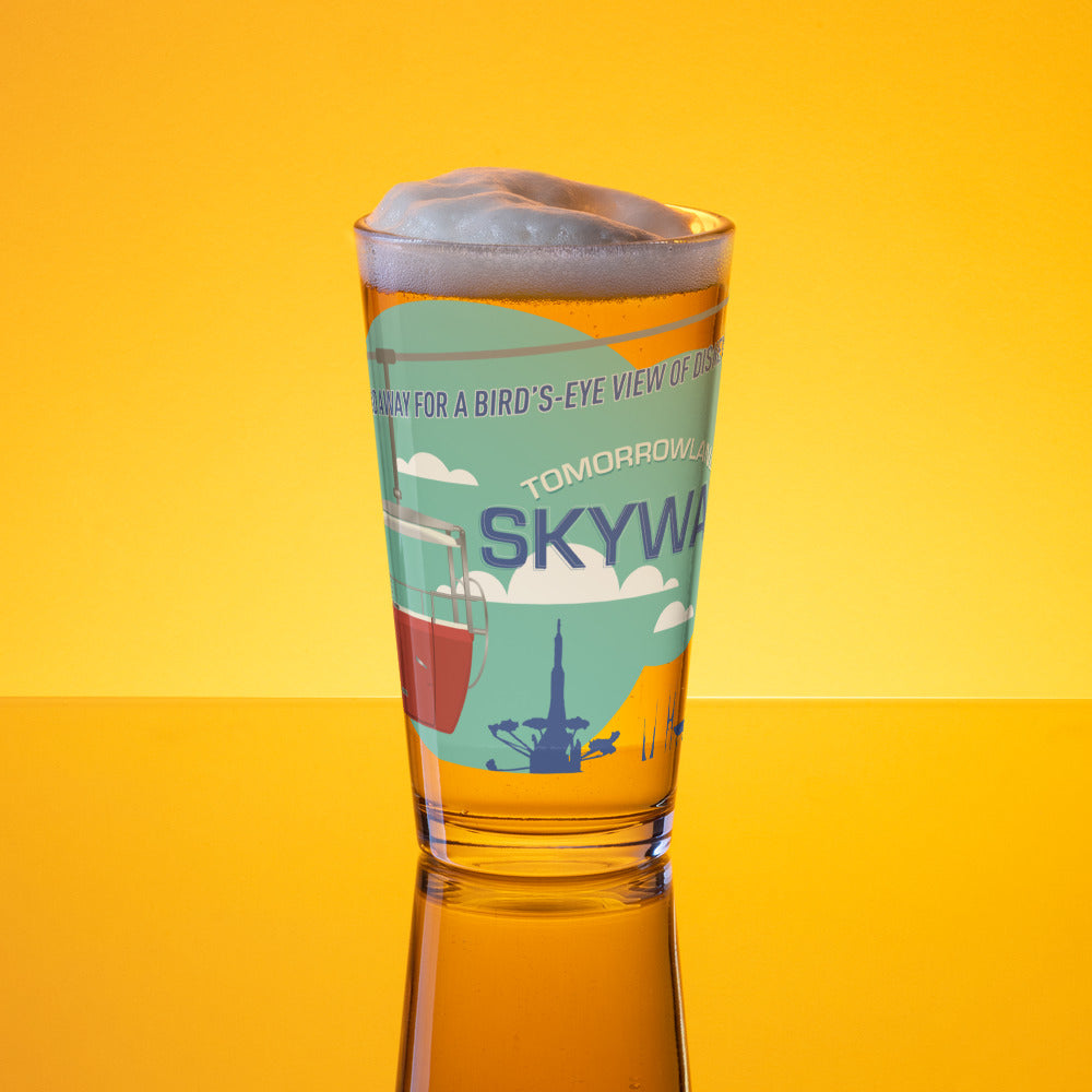 SKYWAY 1965 tomorrowland Pint Glass