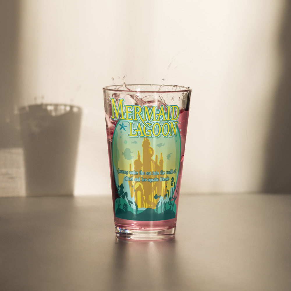 TDS MERMAID LAGOON port title Pint Glass