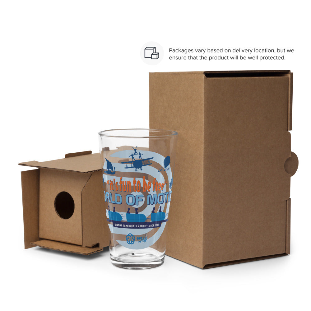 WORLD OF MOTION tomorrow's mobility Pint Glass