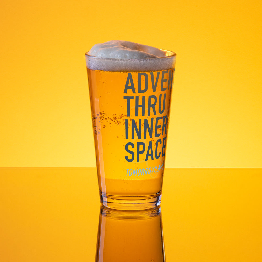 ADVENTURE THRU INNER SPACE atom Pint Glass