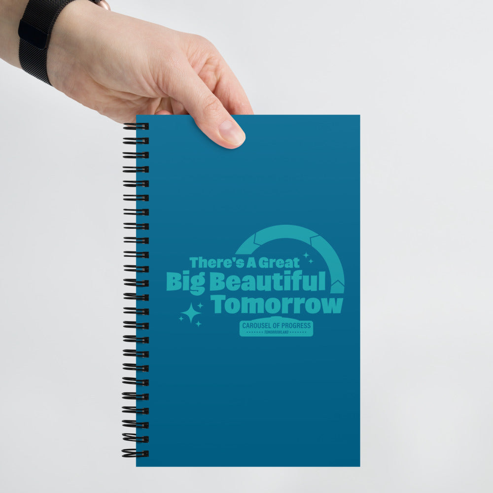 CAROUSEL OF PROGRESS beautiful tomorrow Spiral Notebook