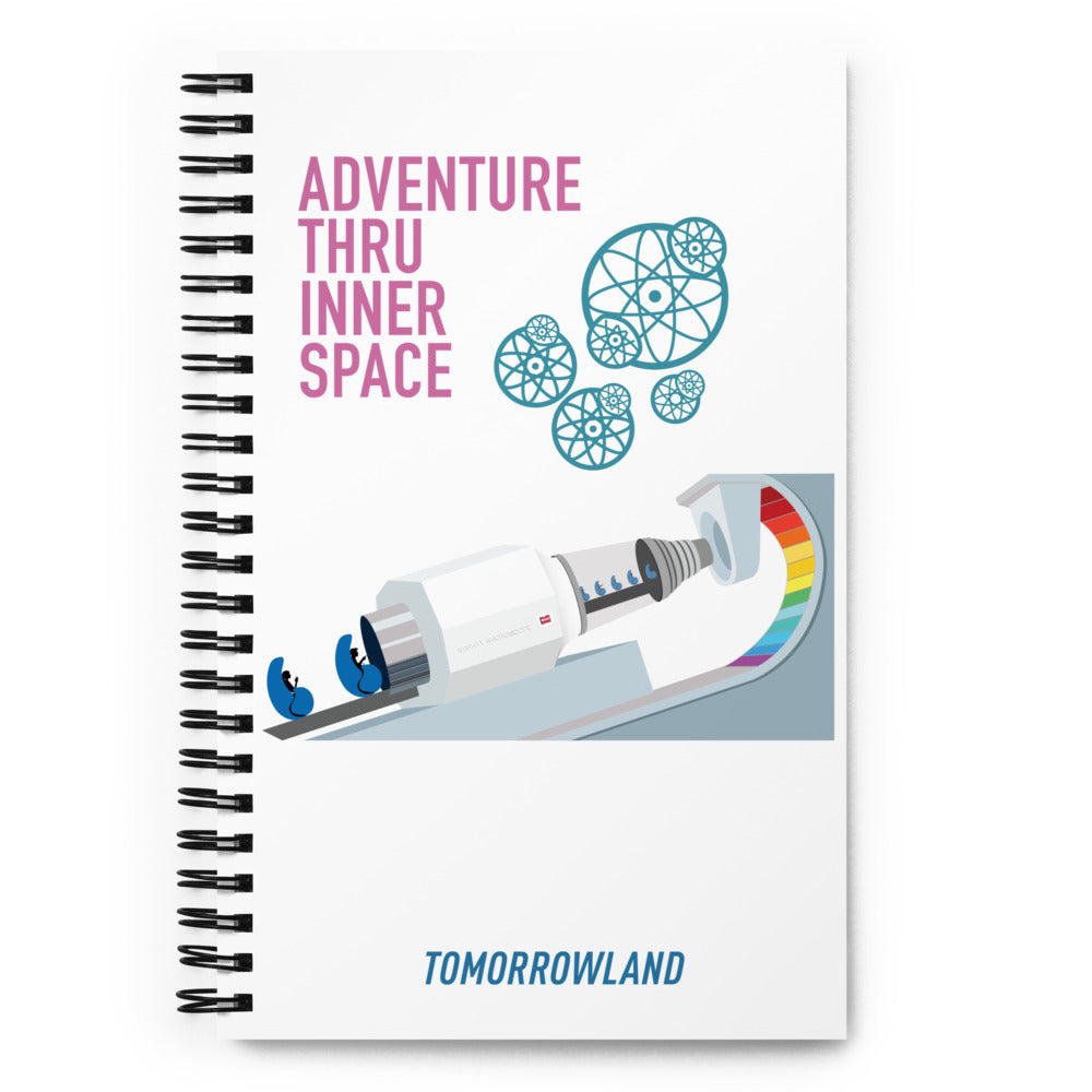 ADVENTURE THRU INNER SPACE microscope Spiral Notebook