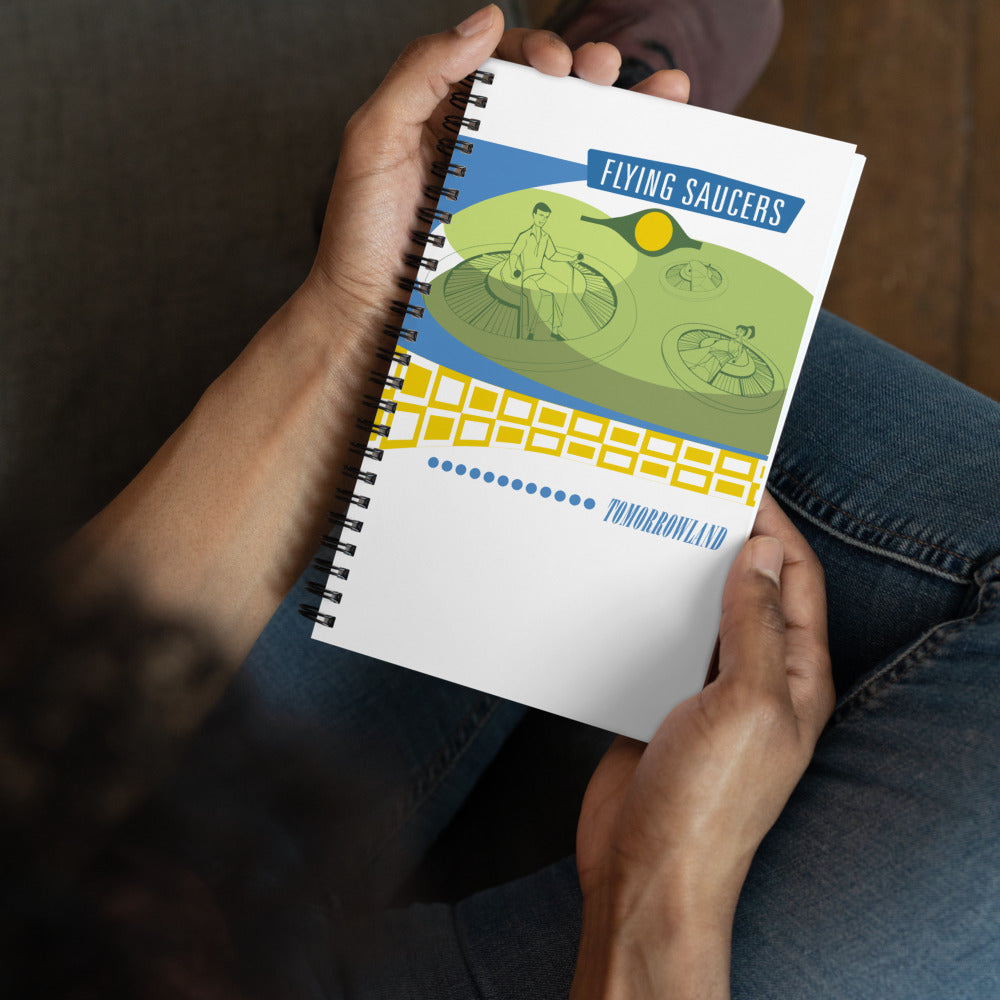 FLYING SAUCERS scene Spiral Notebook