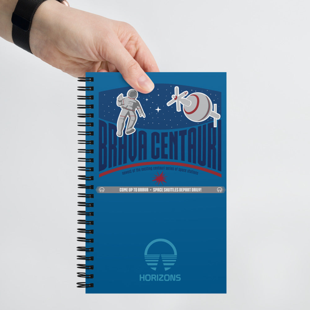 HORIZONS brava centauri Spiral Notebook
