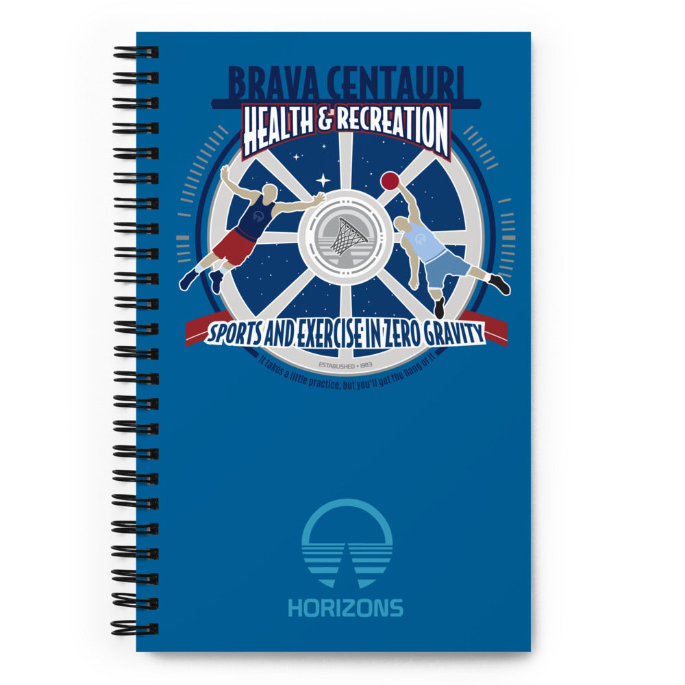 HORIZONS brava centauri sports Spiral Notebook