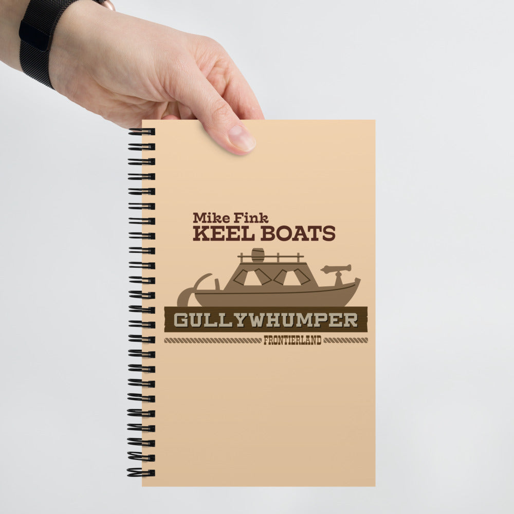 MIKE FINK KEEL BOATS gullywhumper Spiral Notebook