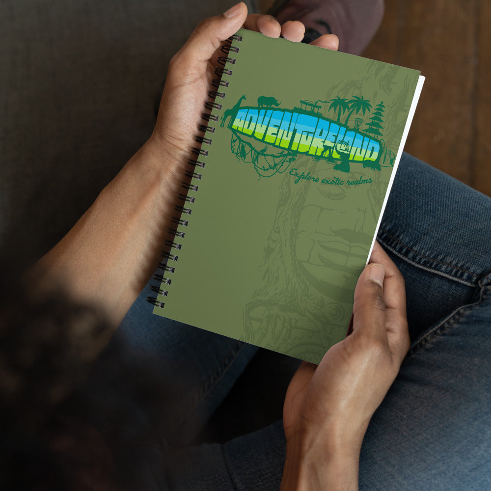 MK ADVENTURELAND jungle green Spiral Notebook