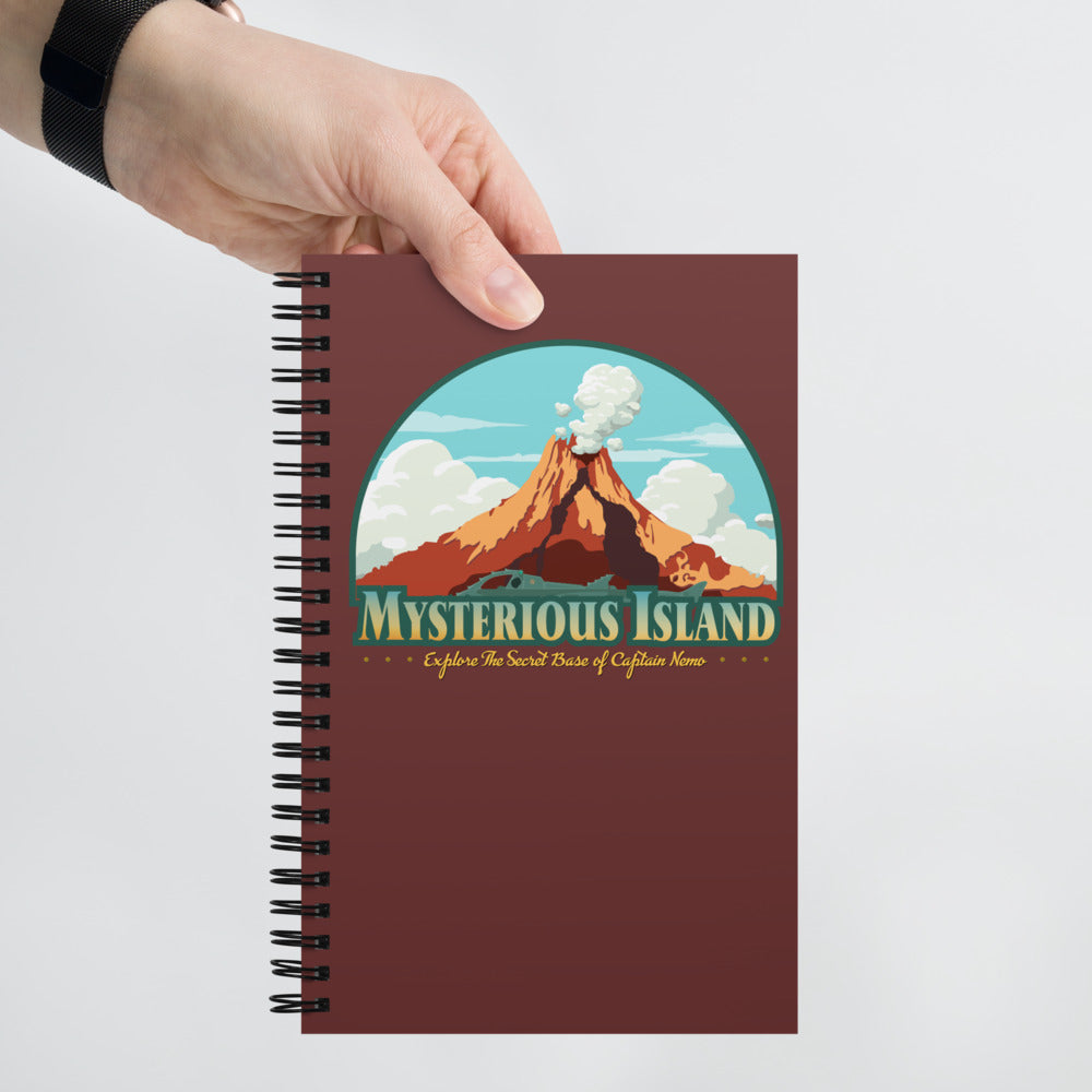 TDS MYSTERIOUS ISLAND port title Spiral Notebook