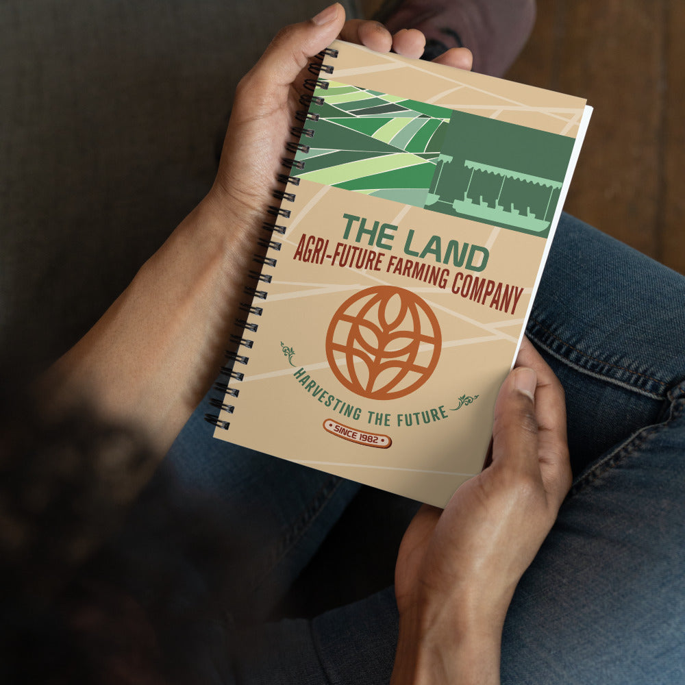 THE LAND agri-future Spiral Notebook