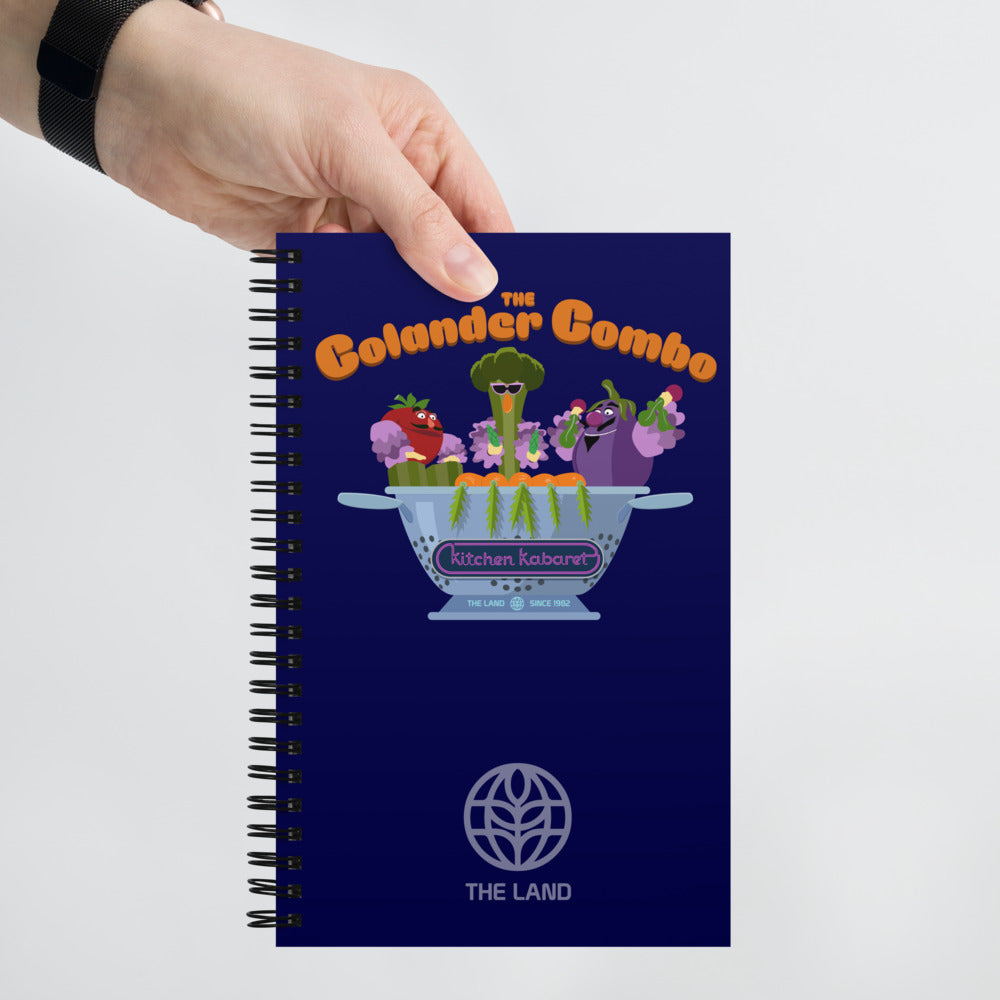 THE LAND kitchen kabaret colander Spiral Notebook