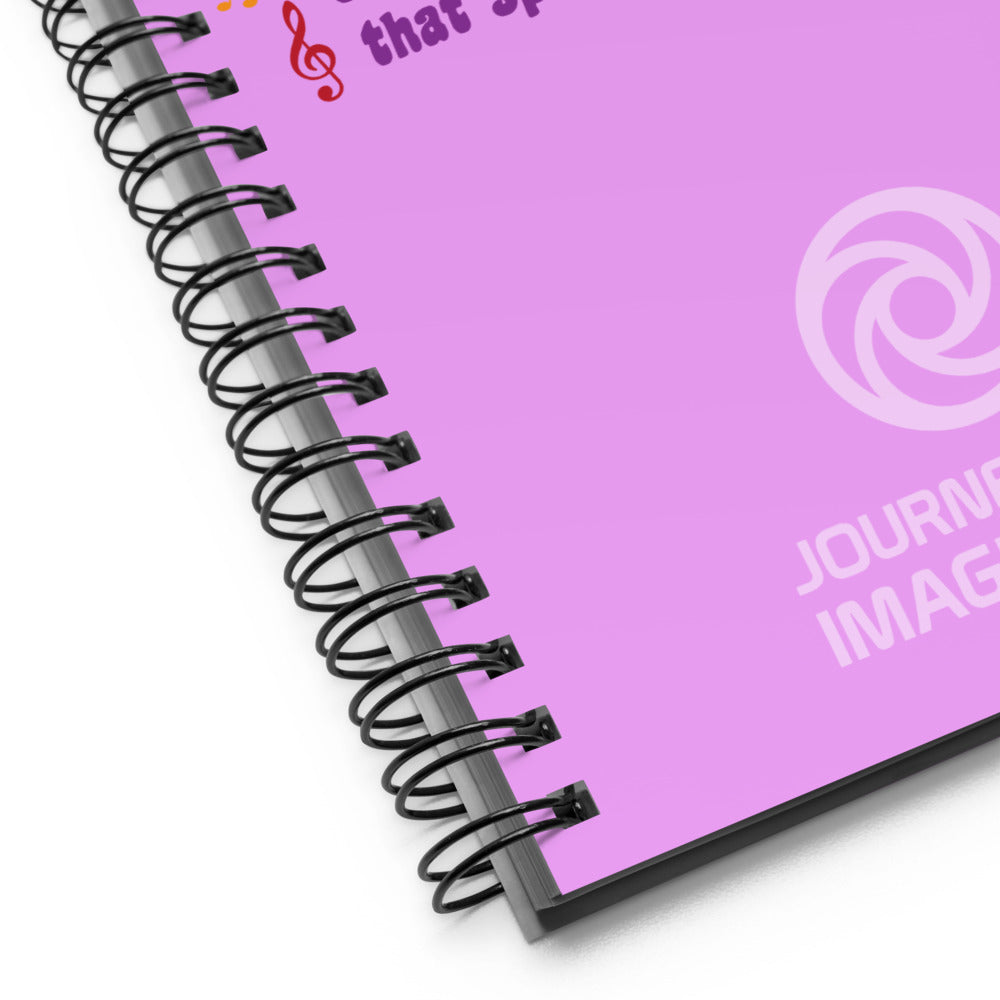 JOURNEY INTO IMAGINATION idea bag Spiral Notebook