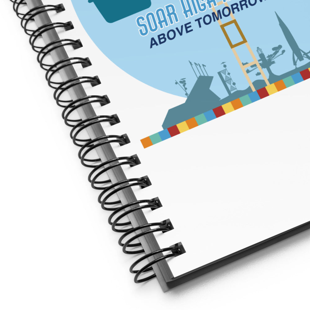 SKYWAY 1956 tower Spiral Notebook