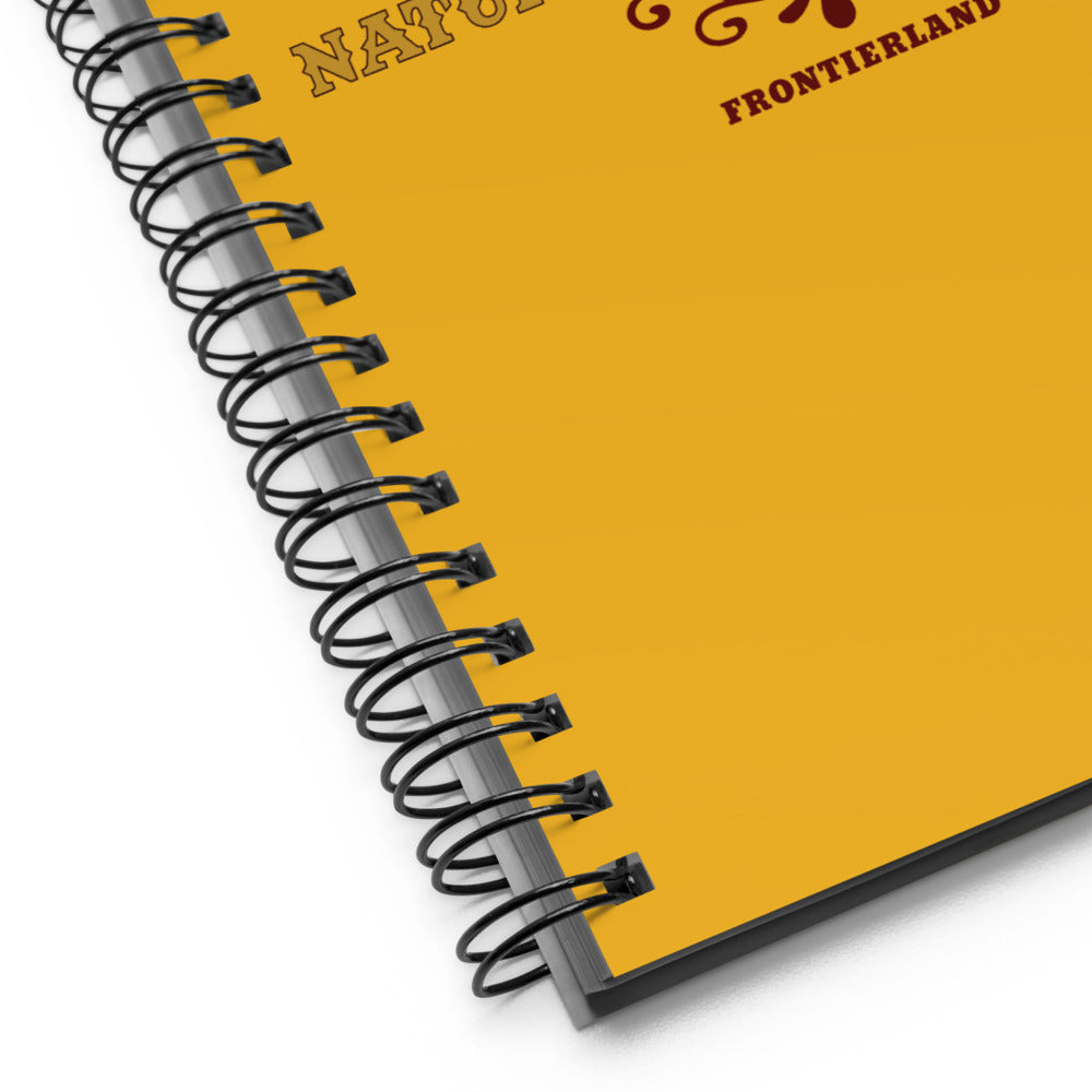 MINE TRAIN THROUGH NATURE'S WONDERLAND title Spiral Notebook