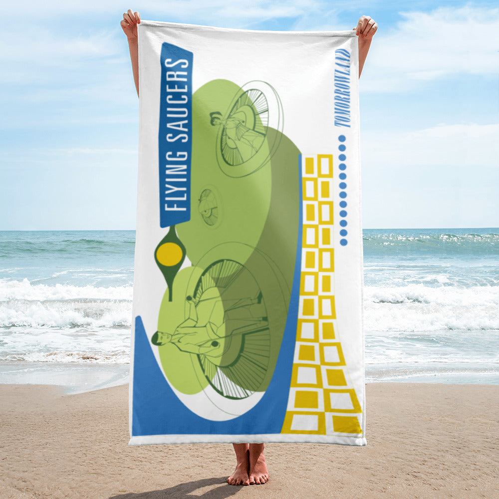 FLYING SAUCERS scene Towel