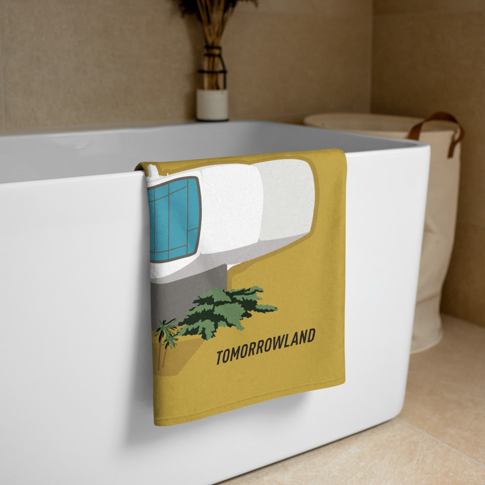 HOUSE OF THE FUTURE scene Beach Towel