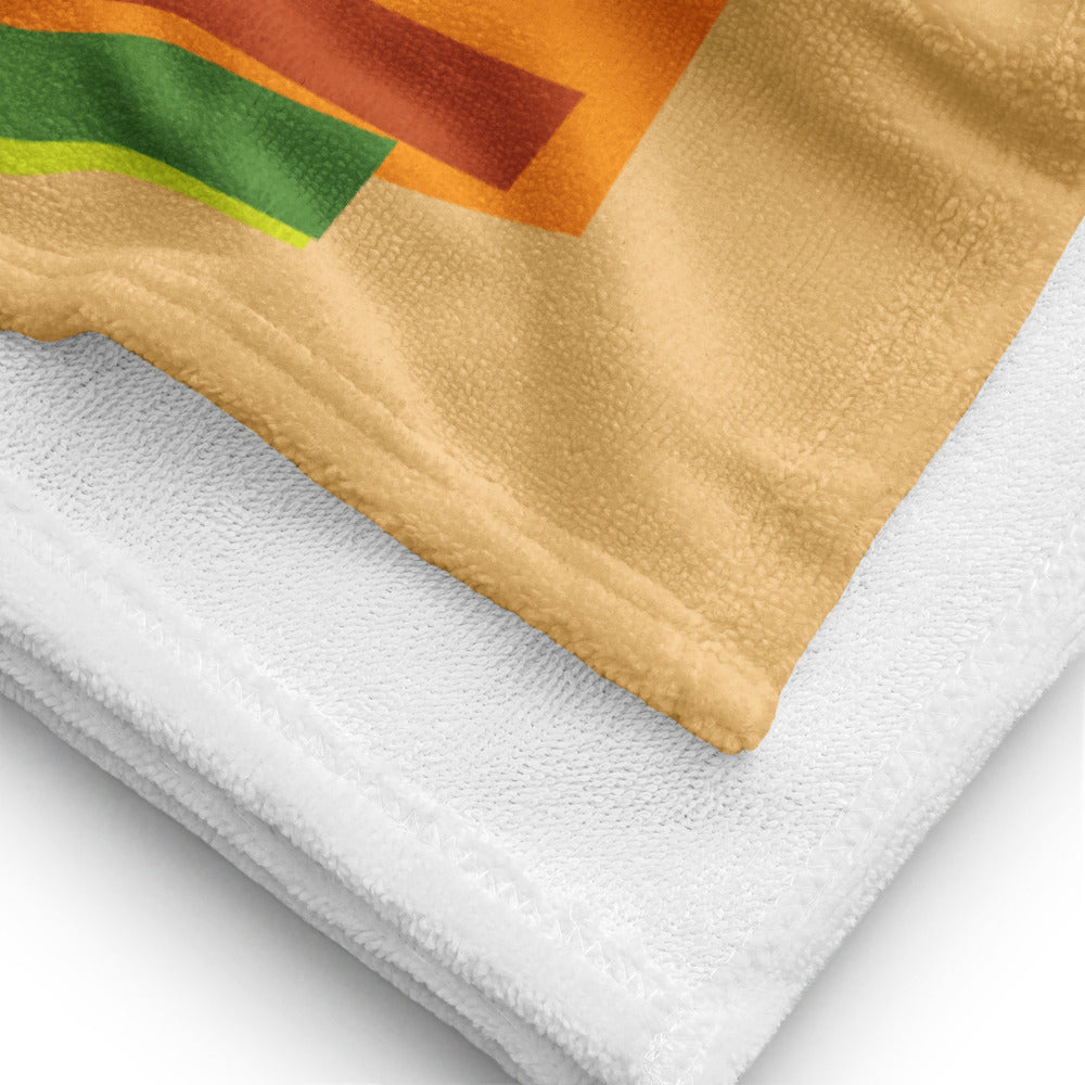 THE LAND listen to the land Beach Towel