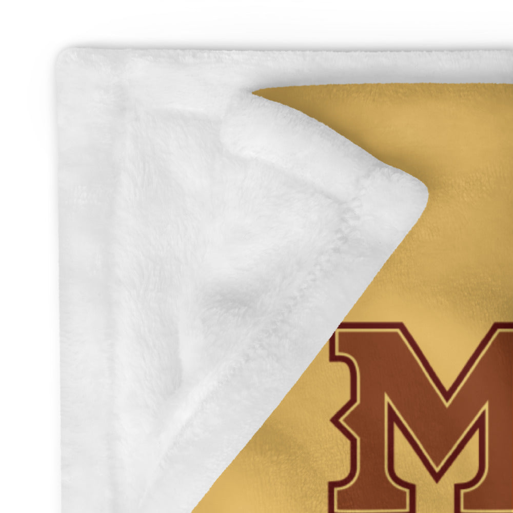 MINE TRAIN THROUGH NATURE'S WONDERLAND title train Throw Blanket