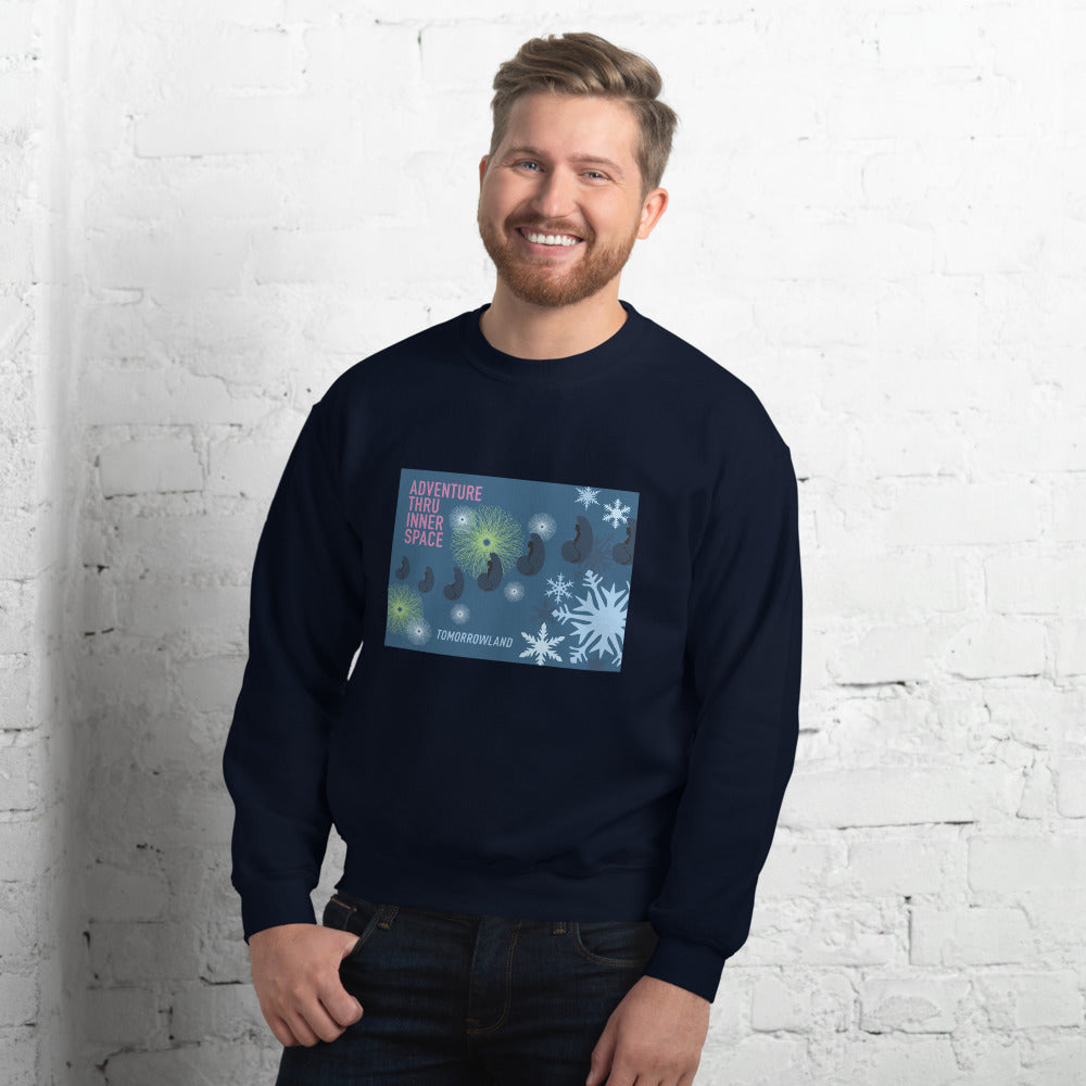 ADVENTURE THRU INNER SPACE poster Sweatshirt