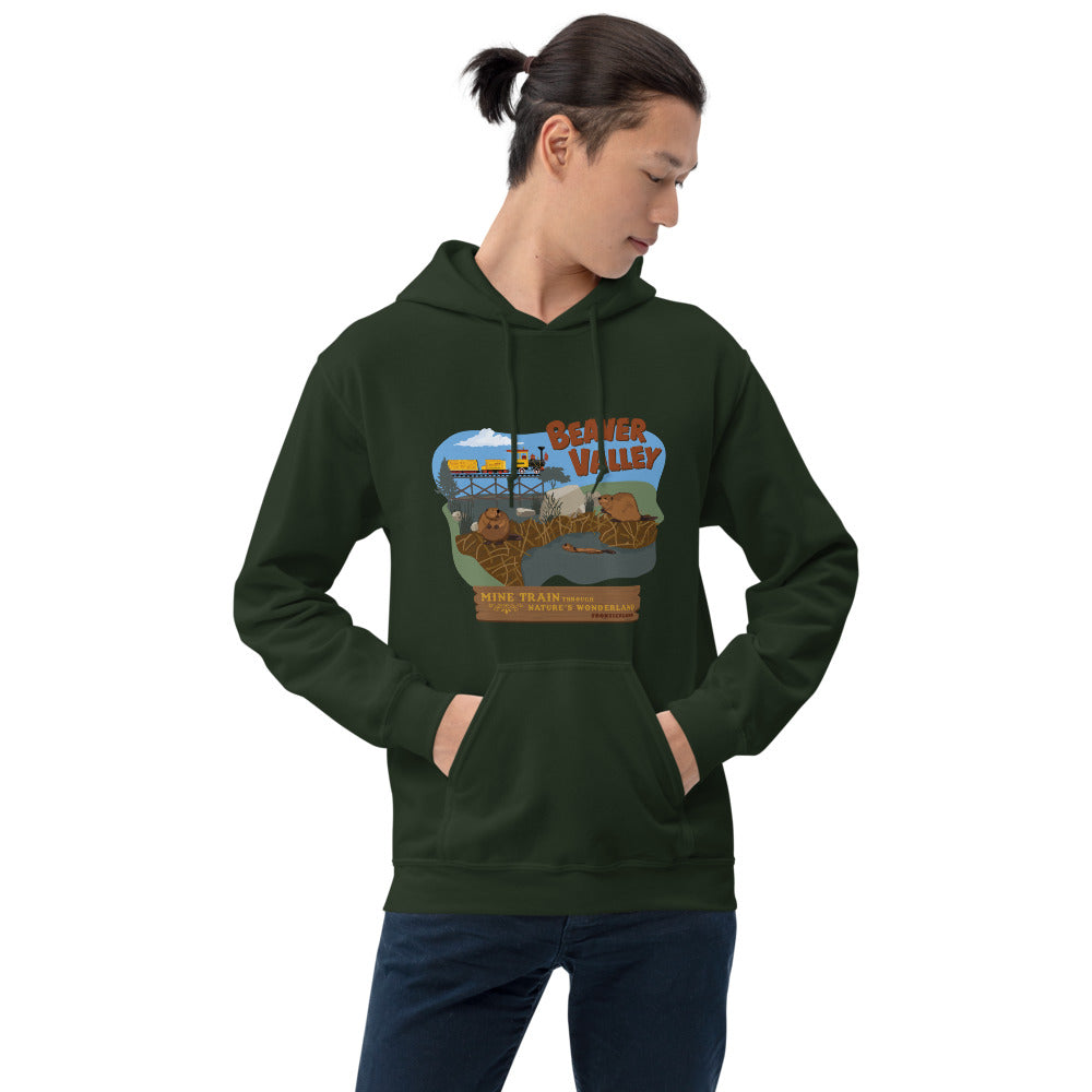 MINE TRAIN THROUGH NATURE'S WONDERLAND beaver valley Hoodie
