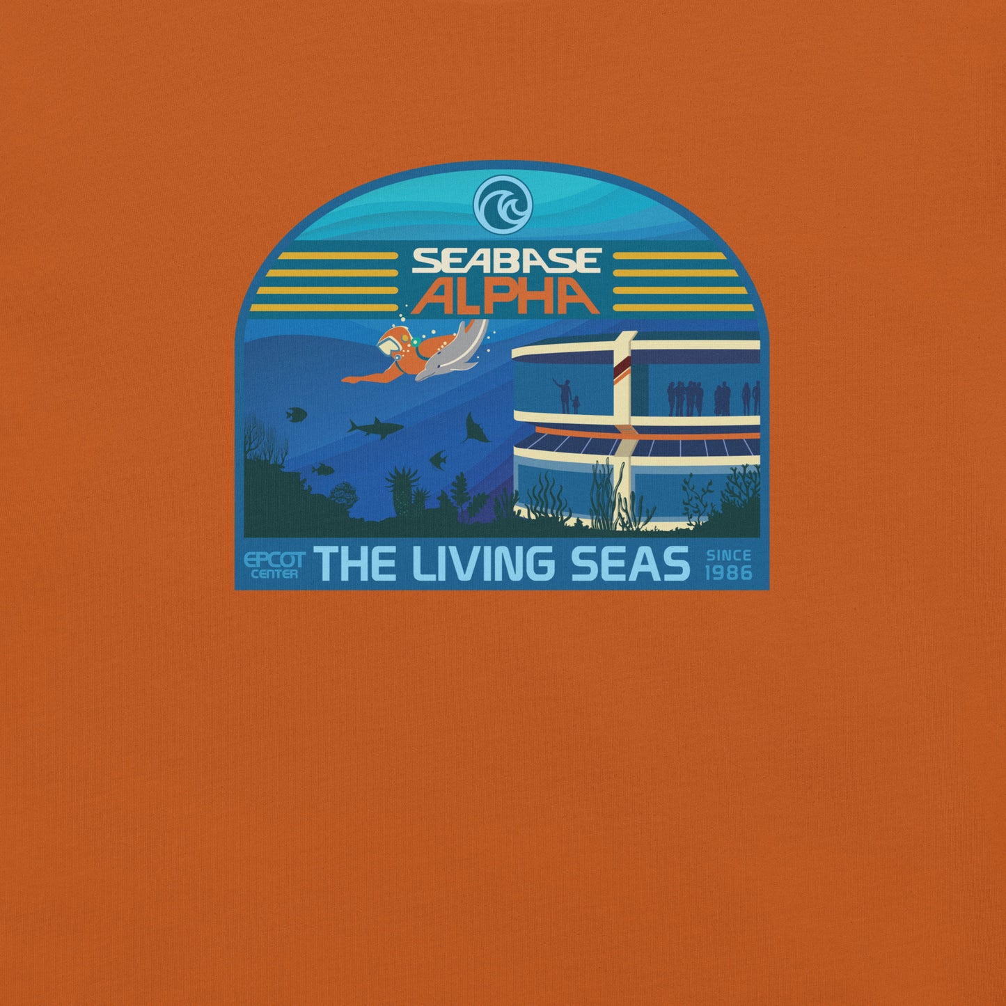 THE LIVING SEAS explore T-Shirt
