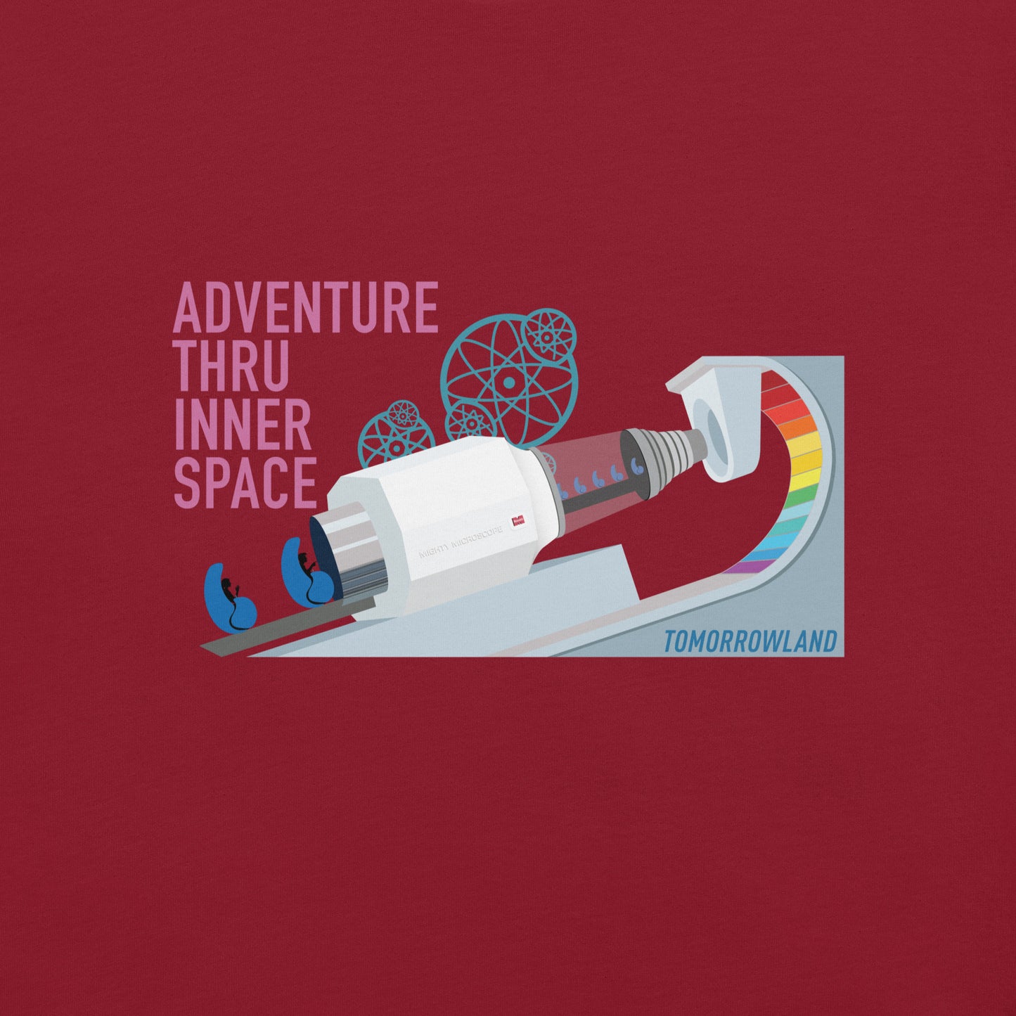 ADVENTURE THRU INNER SPACE microscope T-Shirt