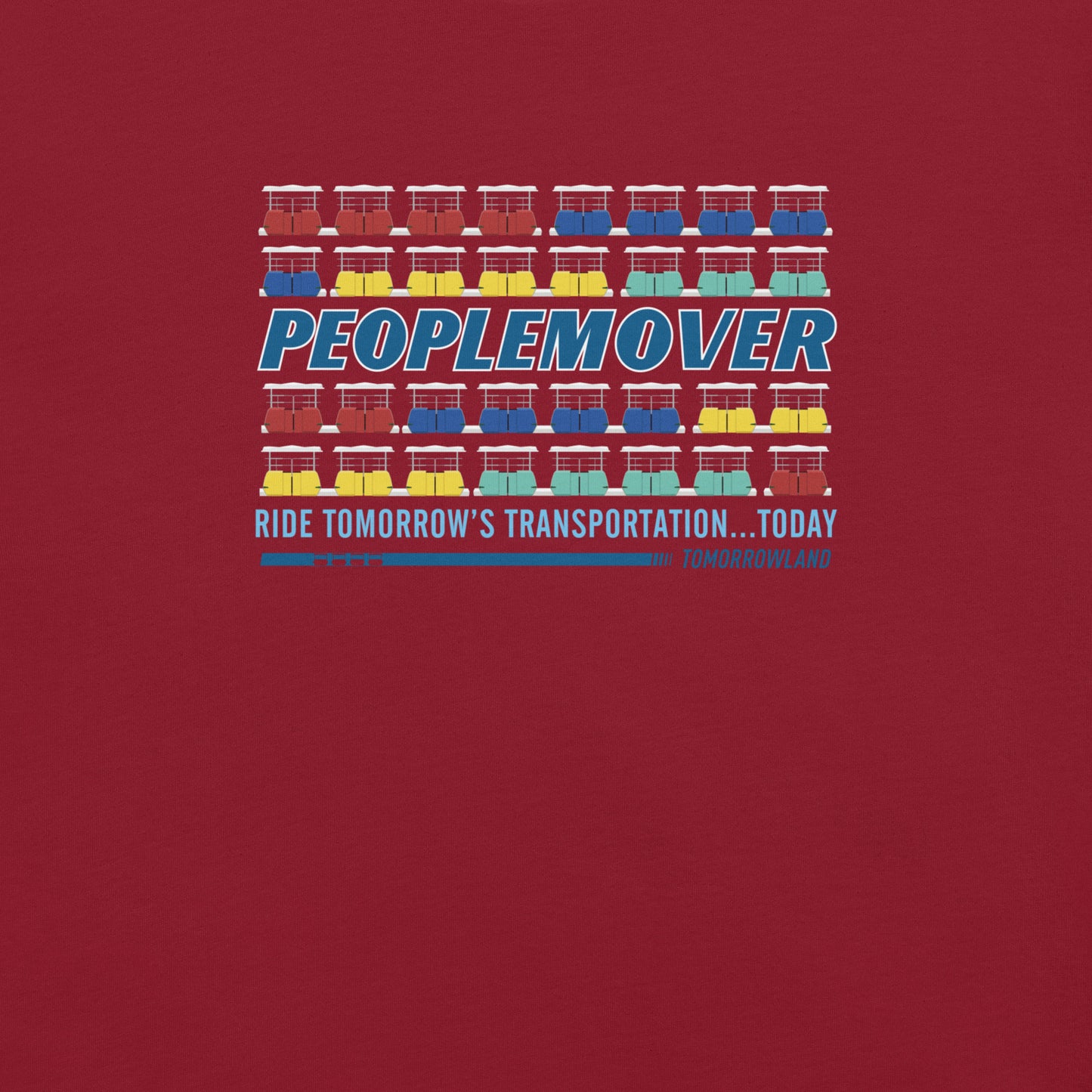 PEOPLEMOVER vehicles stacked T-Shirt