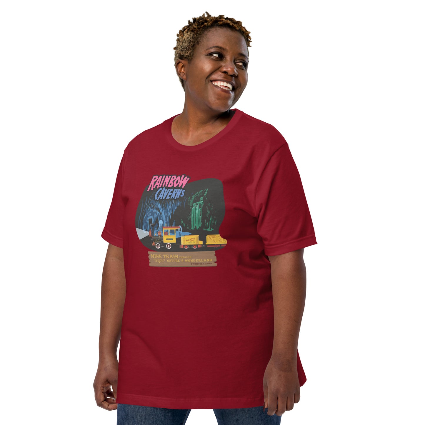 MINE TRAIN THROUGH NATURE'S WONDERLAND rainbow caverns T-Shirt