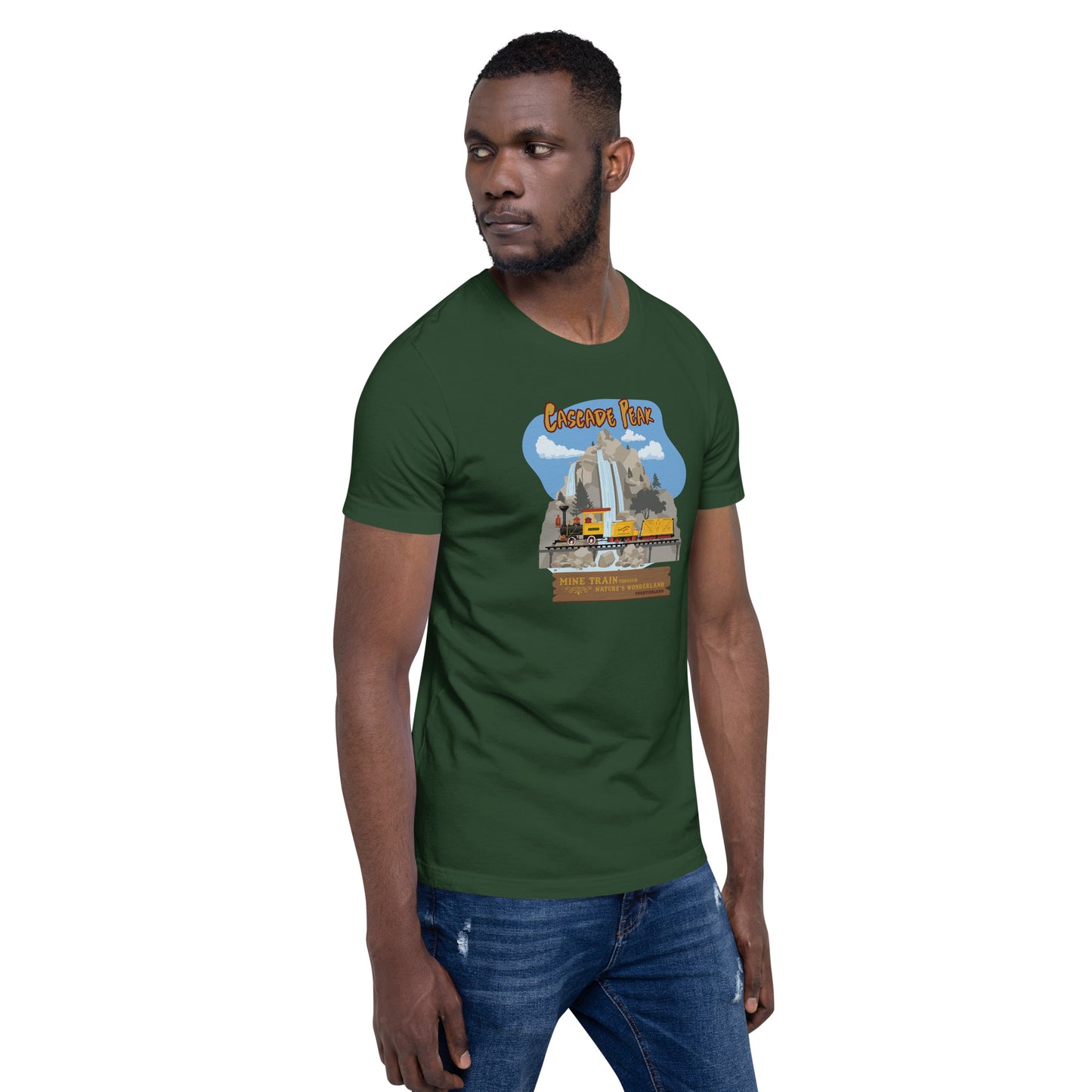MINE TRAIN THROUGH NATURE'S WONDERLAND cascade peak T-Shirt