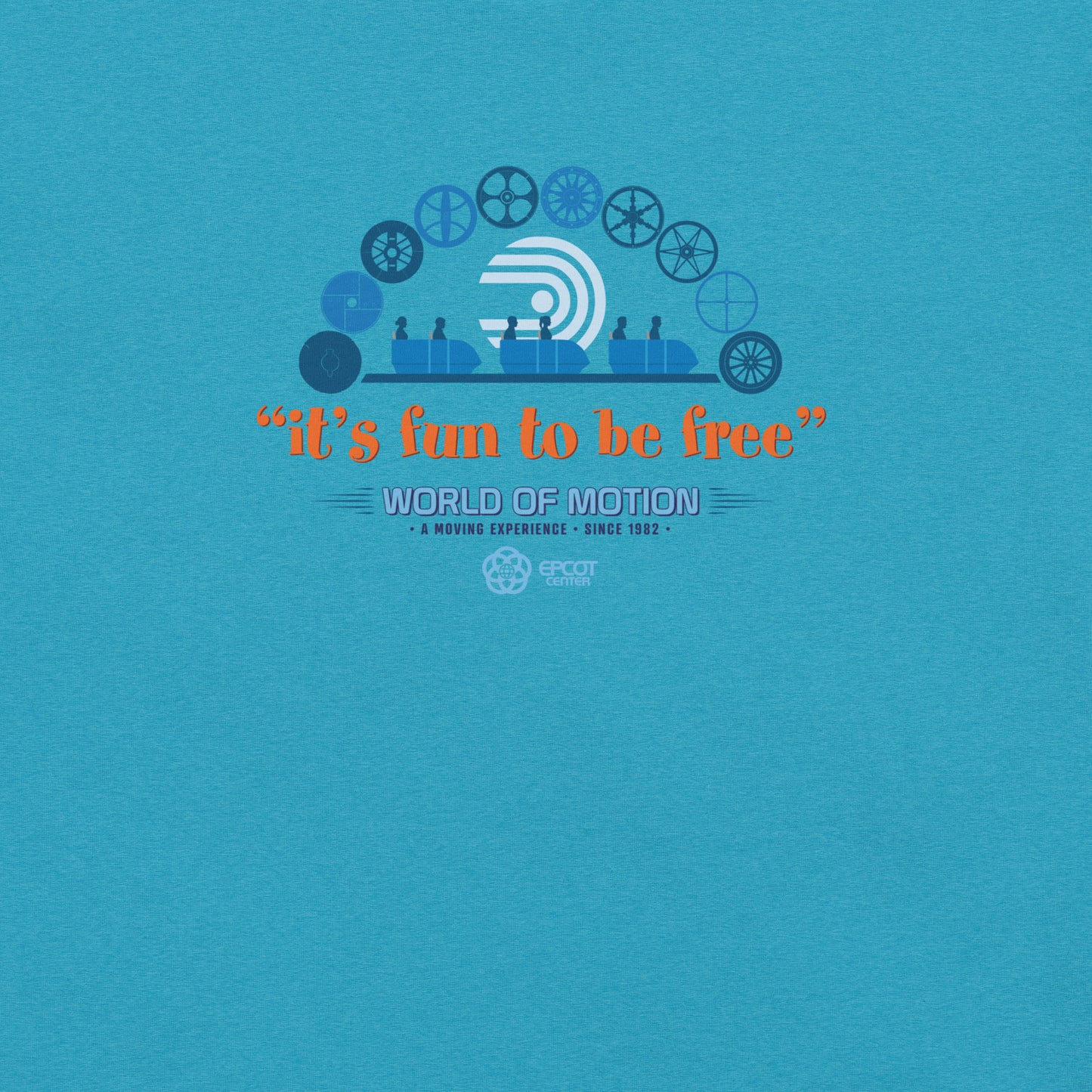 WORLD OF MOTION fun to be free T-Shirt