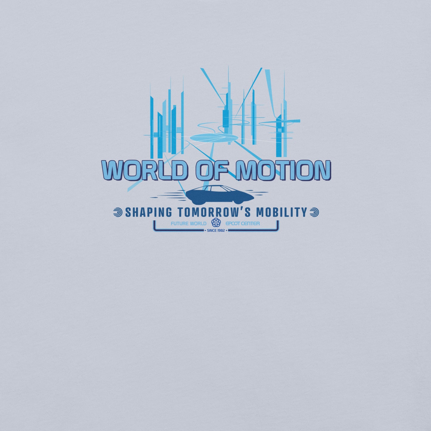 WORLD OF MOTION center core T-Shirt