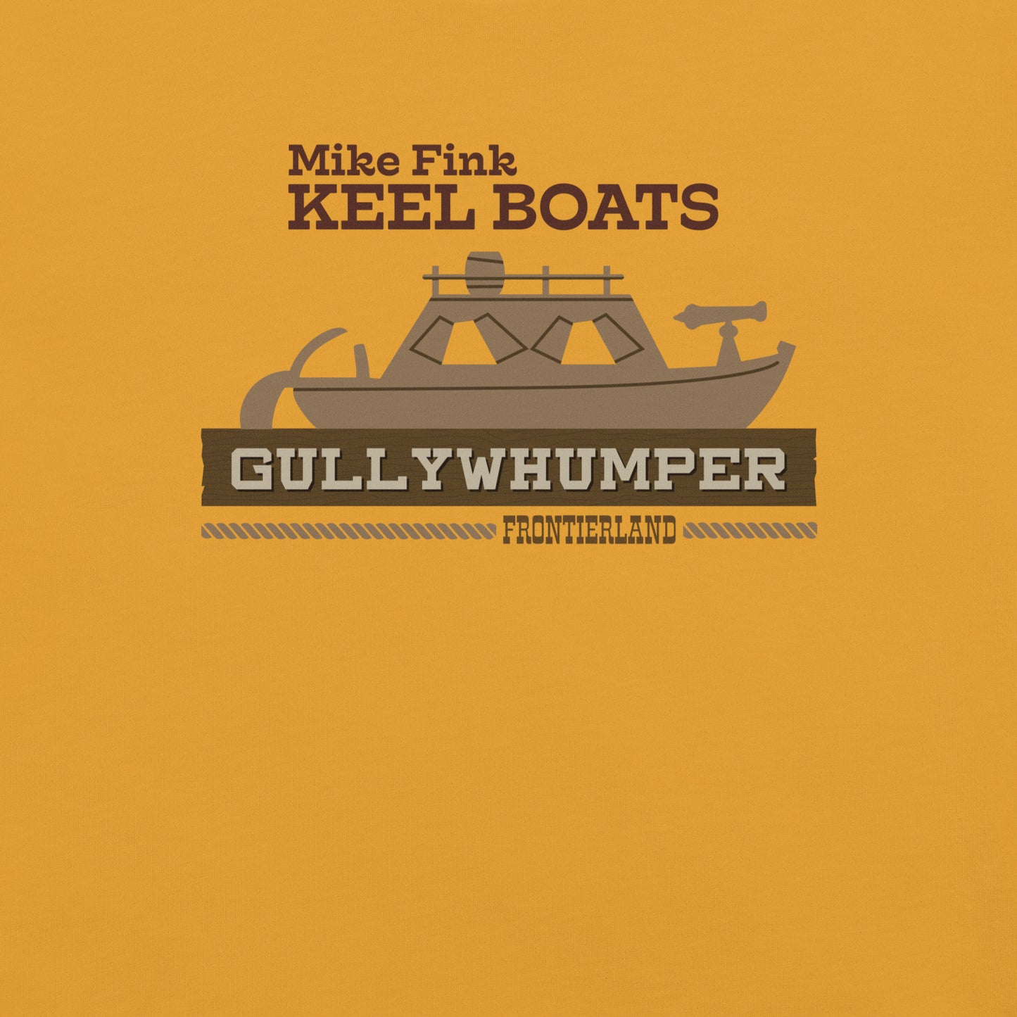 MIKE FINK KEEL BOATS gullywhumper T-Shirt