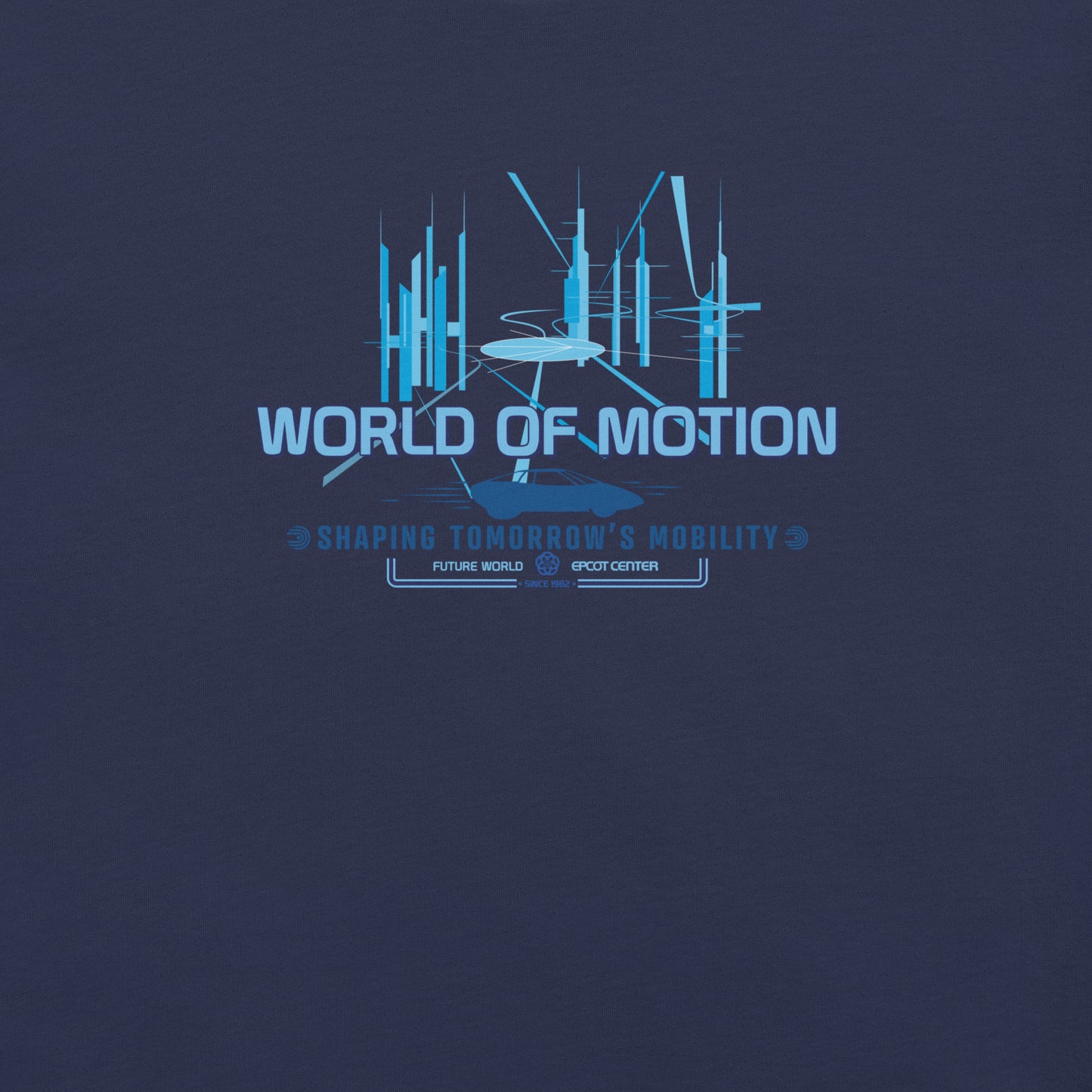 WORLD OF MOTION center core T-Shirt