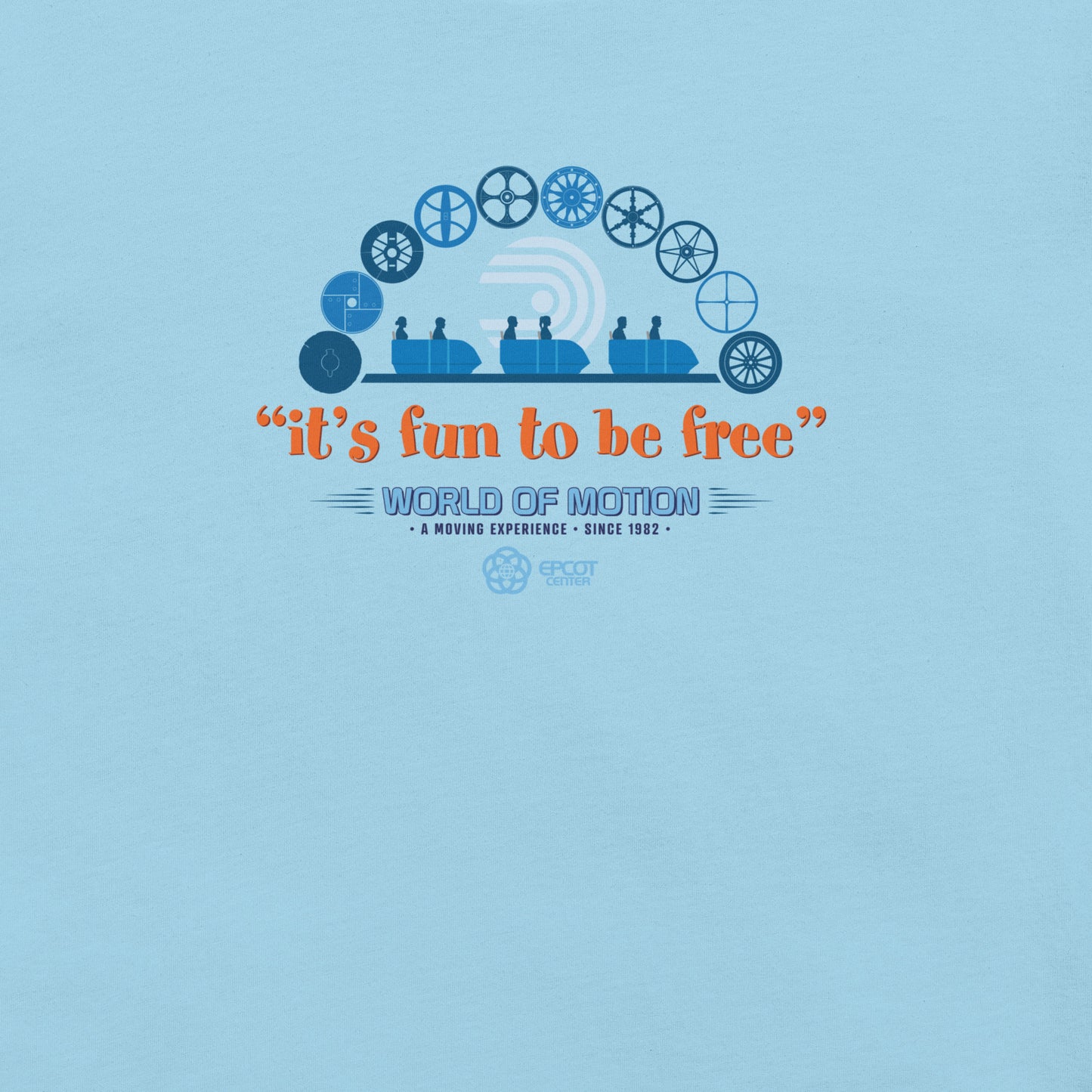 WORLD OF MOTION fun to be free T-Shirt
