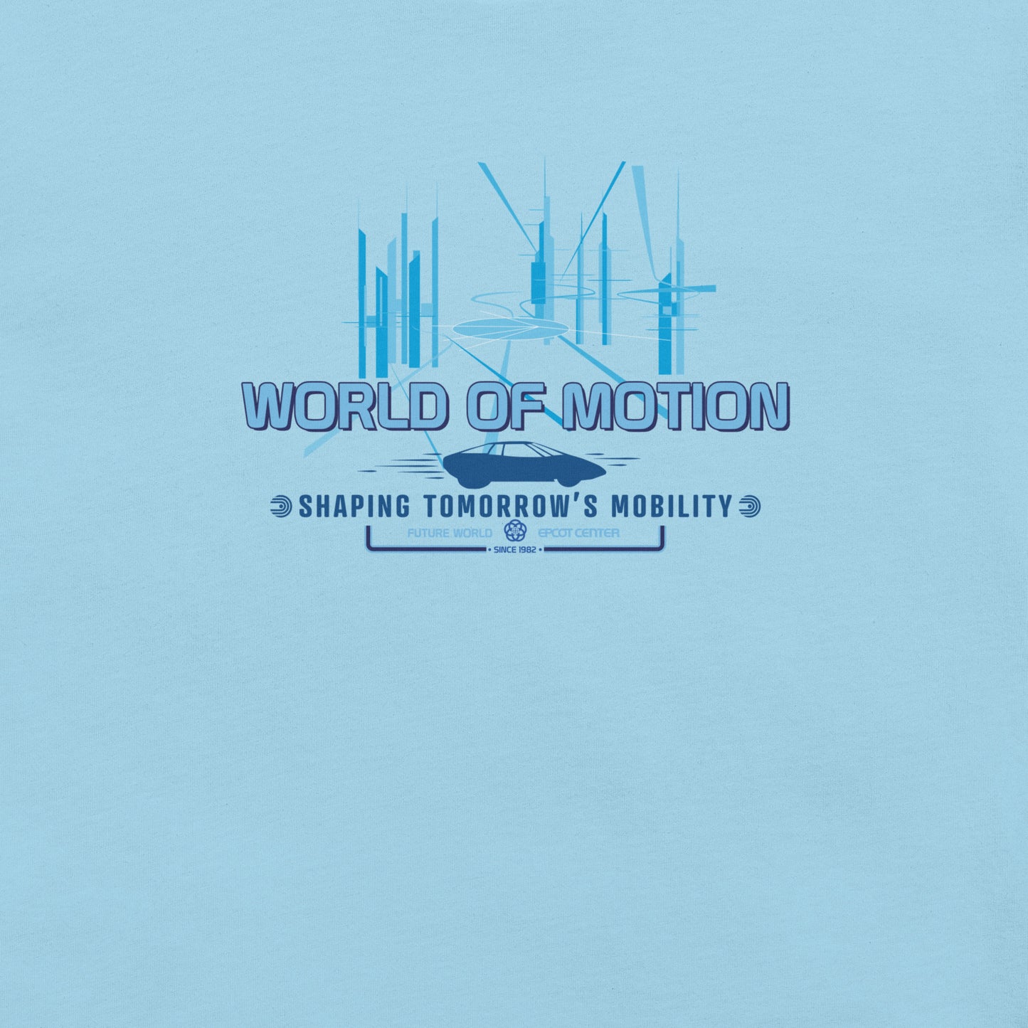 WORLD OF MOTION center core T-Shirt