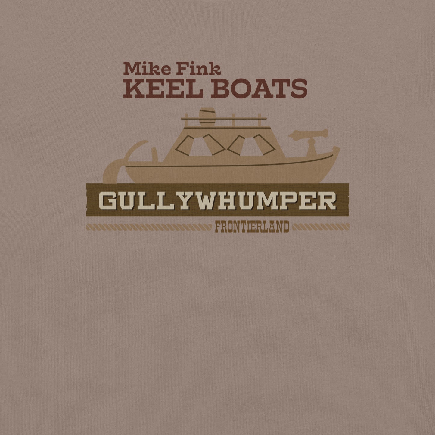 MIKE FINK KEEL BOATS gullywhumper T-Shirt