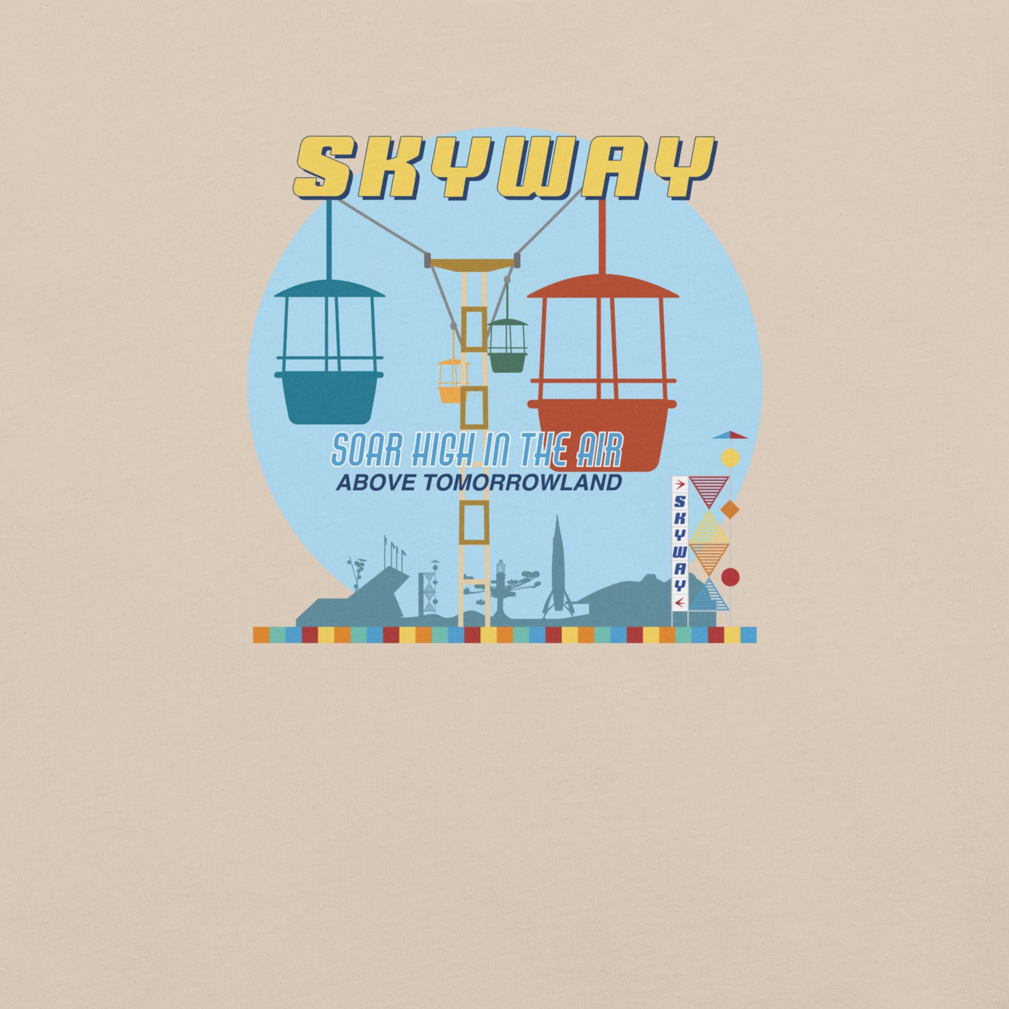SKYWAY 1956 tower T-Shirt