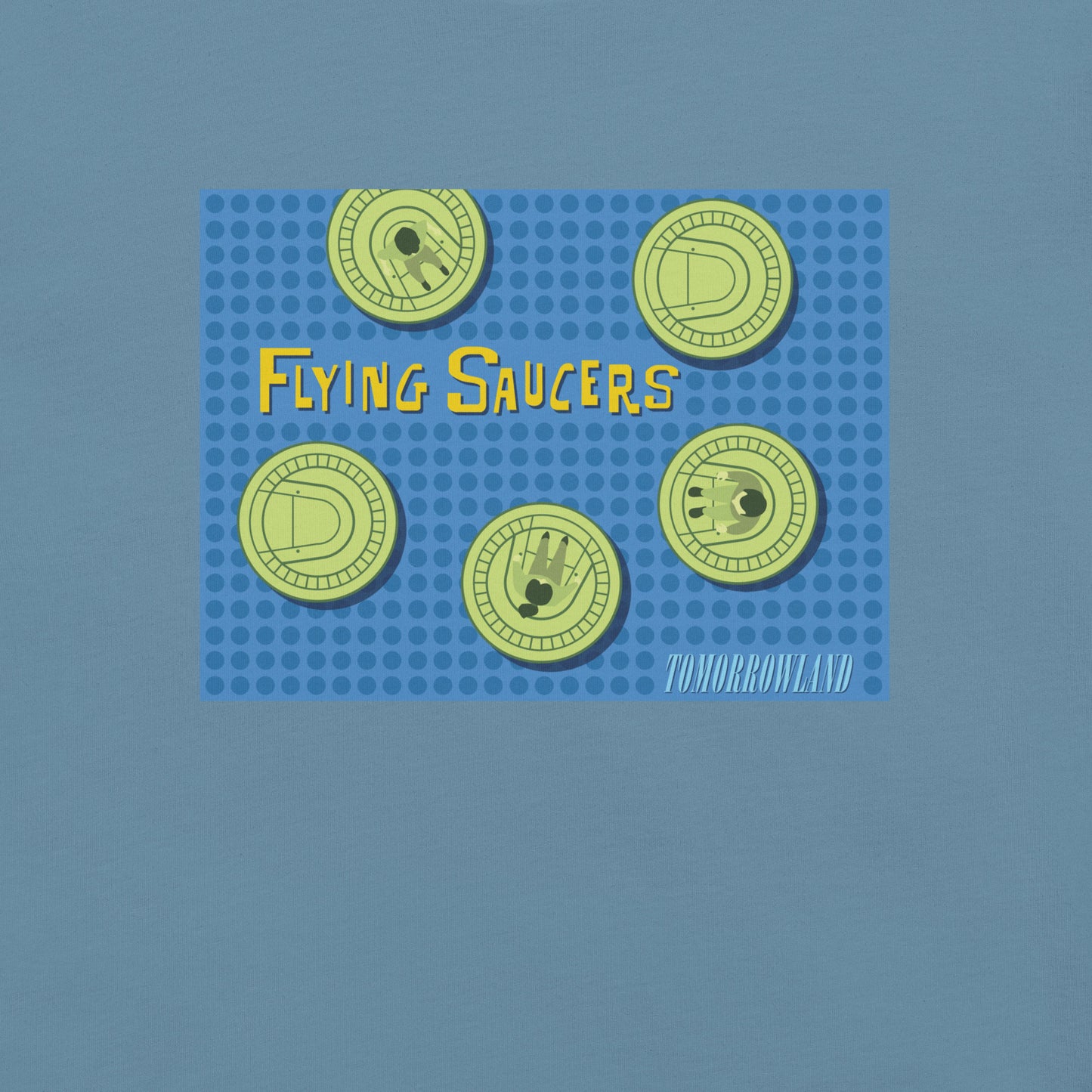 FLYING SAUCERS grid T-Shirt