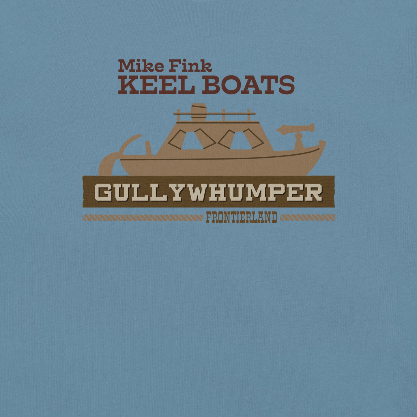 MIKE FINK KEEL BOATS gullywhumper T-Shirt
