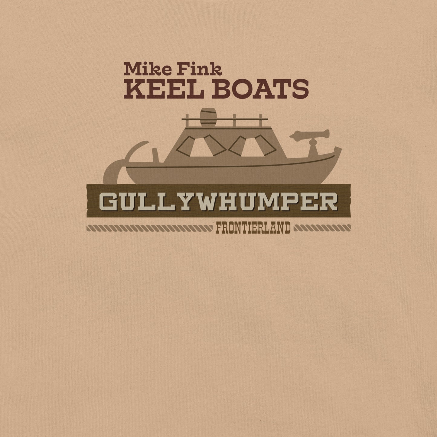 MIKE FINK KEEL BOATS gullywhumper T-Shirt