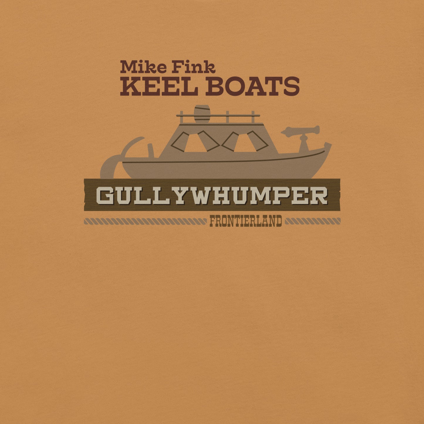 MIKE FINK KEEL BOATS gullywhumper T-Shirt