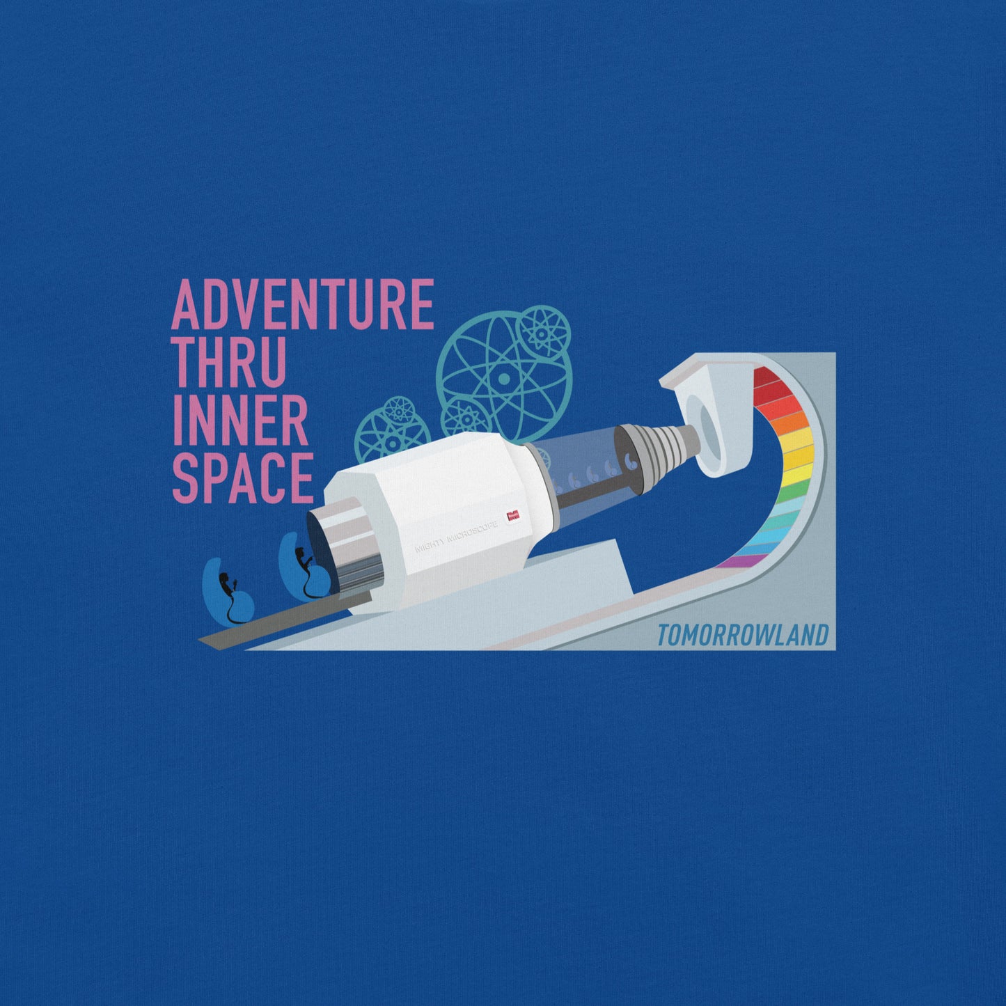 ADVENTURE THRU INNER SPACE microscope T-Shirt