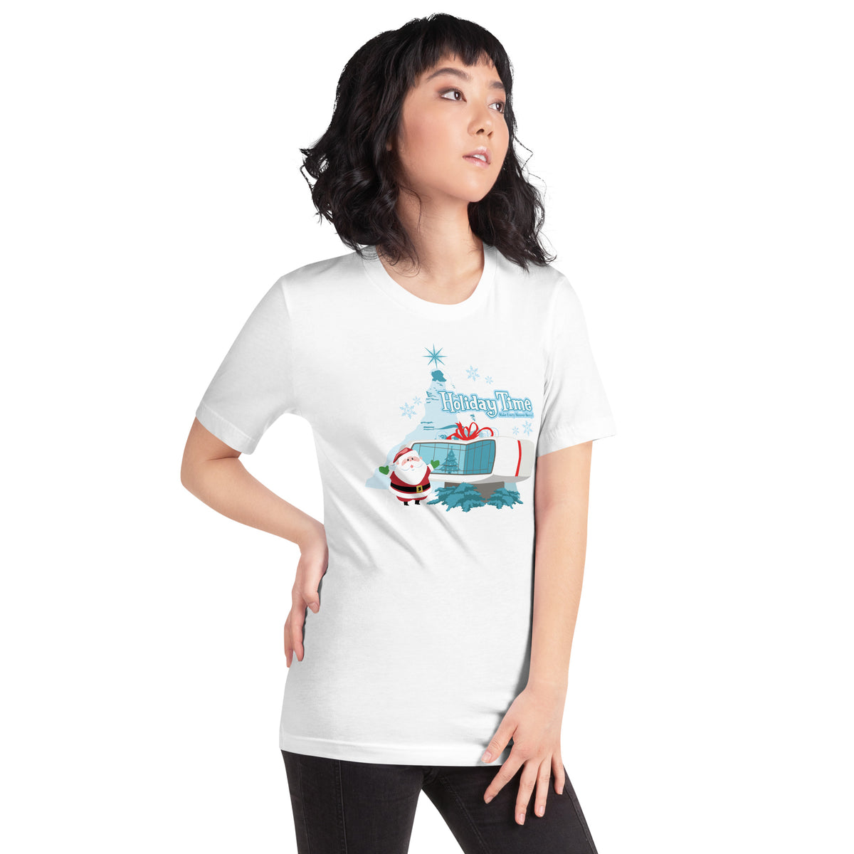 DL HOLIDAY TIME future house T-shirt